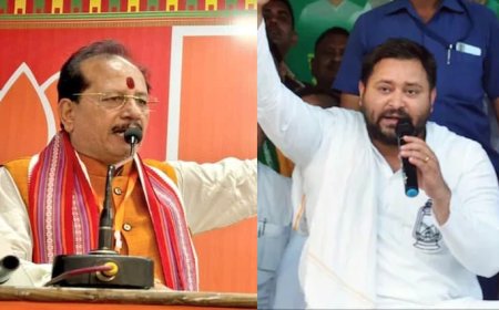 तेजस्वी यादव की संवाद यात्रा पर विजय सिन्हा का तंज कहा...