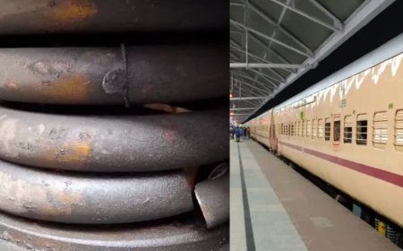 यूपी में टला बड़ा रेल हादसा, चेकिंग के दौरान टूटी मिली कोच की स्प्रिंग