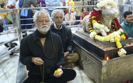 महाकाल की नगरी पहुंचे एक्टर संजय मिश्रा, महाकालेश्वर ज्योतिर्लिंग के किये दर्शन