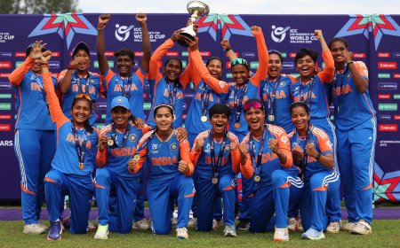 भारत की बेटियों ने रचा इतिहास :अंडर-19 टी20 विश्व कप का खिताब जीता