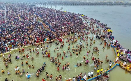 महाकुंभ का आखिरी अमृत स्नान, 81 लाख  लोगो ने डुबकी लगाई