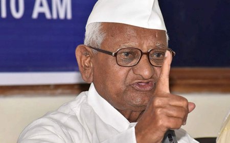 अन्ना हजारे ने केजरीवाल पर साधा निशाना बोल:पहले अच्छे आदमी थे मगर अब गलत राह पर हैं