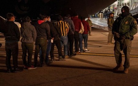 अमेरिका से लोट रहे भारतीयों को  किया प्रताड़ित; हाथ-पैर चेन से बांधकर प्लेन में चढ़ाया