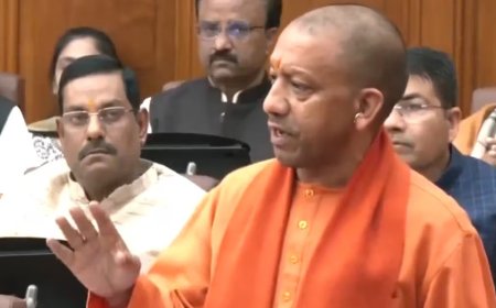 बजट सत्र में जमकर बरसे CM  योगी बोले:सपा का आचरण किसी तरह से लोकतांत्रिक नहीं