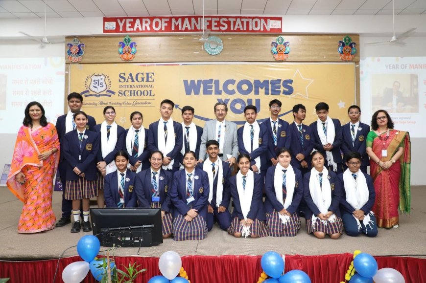 सेज इंटरनेशनल स्कूल कोलार द्वारा कक्षा 10वीं एवं 12वीं के टॉपर्स का भव्य सम्मान समारोह आयोजित