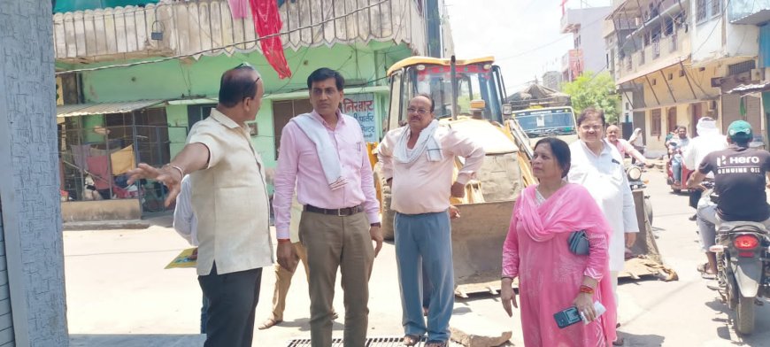मानसून पूर्व नालों की सघन सफाई में जुटी नगरपालिका
