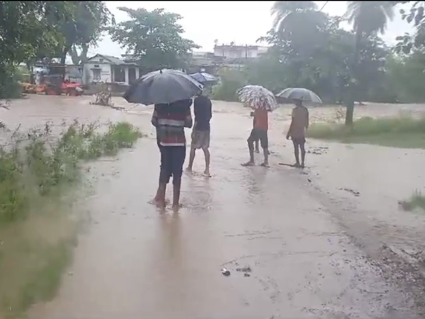 मानसून ने पकड़ी रफ्तार, पहली बारिश में ही नदी-नाले उफान पर, सड़कें जलमग्न