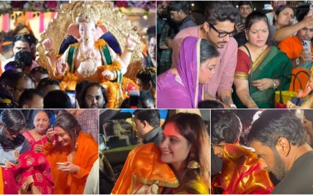 गणेश चतुर्थी: सेलेब्स ने किया बप्पा का स्वागत