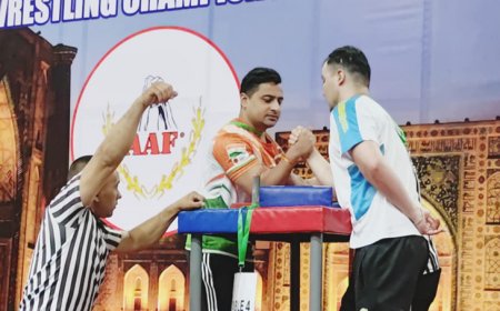 श्रीमंत झा ने जर्मनी में पैरा-आर्म रेसलिंग में जीता गोल्ड